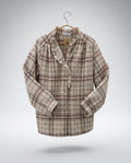 Camisa de cuadros marrón