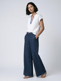Conjunto de 2 piezas de Camiseta Quimono y Pantalón Vaquero