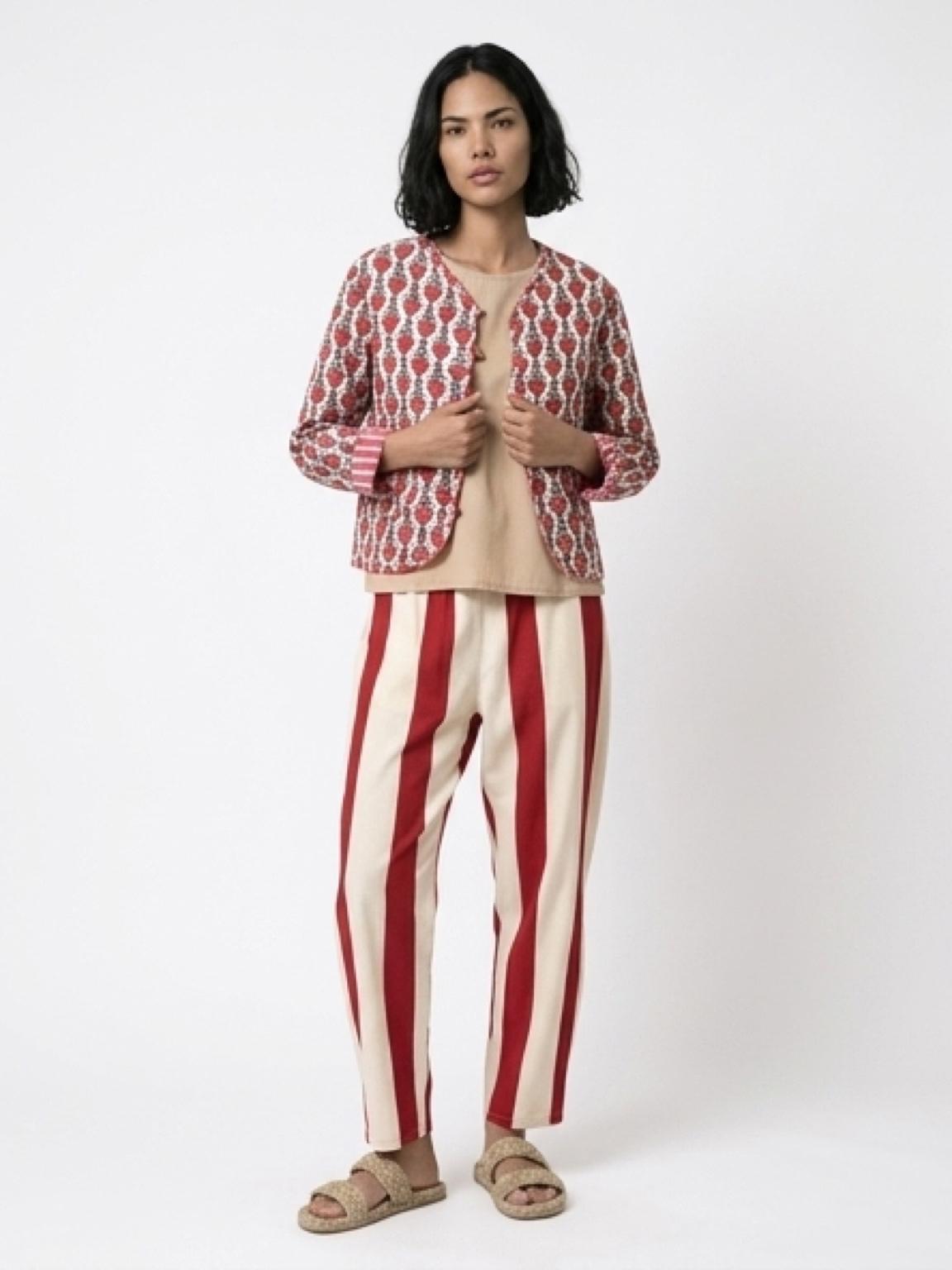 Outfit Red Stripes