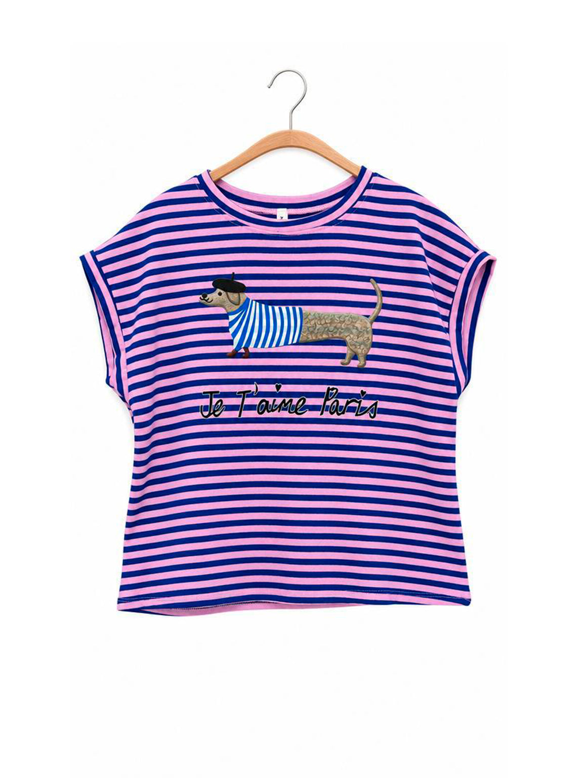 Camiseta a rayas dog
