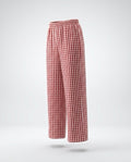 Pantalón de cuadros rojo