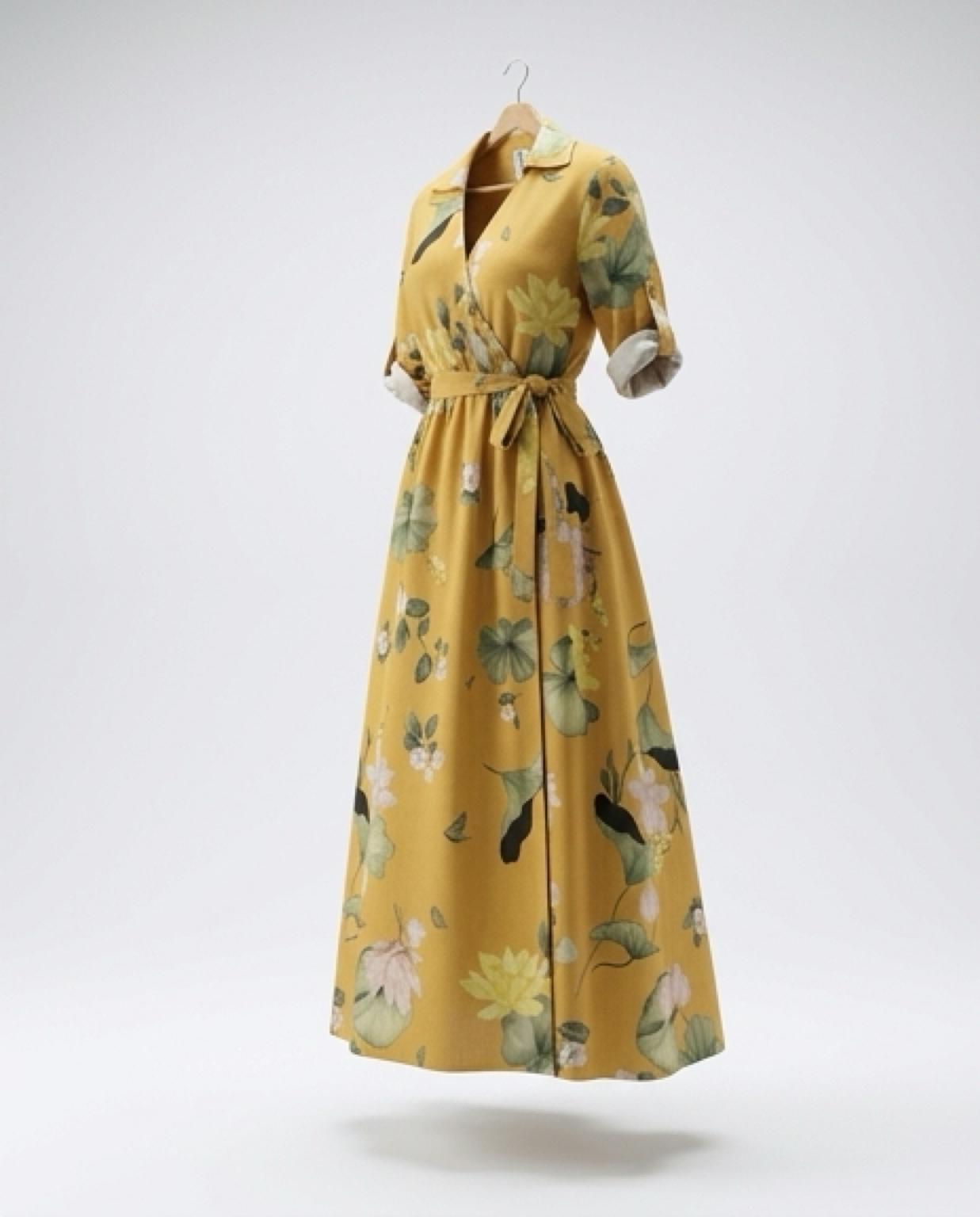 Vestido Amarilo de flores