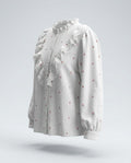 Camisa de flores rosas