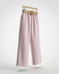 Pantalón rosa de rayas