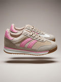 Tenis Beige y Rosa