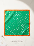 Pañuelo Verde de Lunares