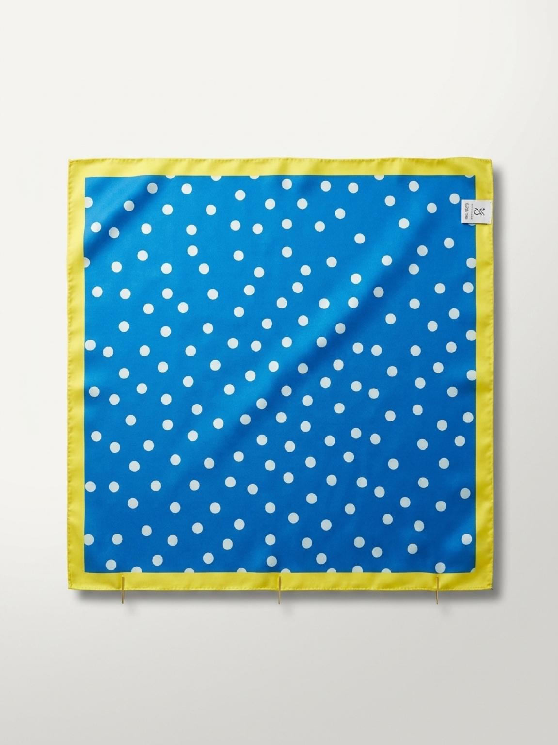 Pañuelo Azul de Lunares
