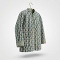Chaqueta Floral Azul