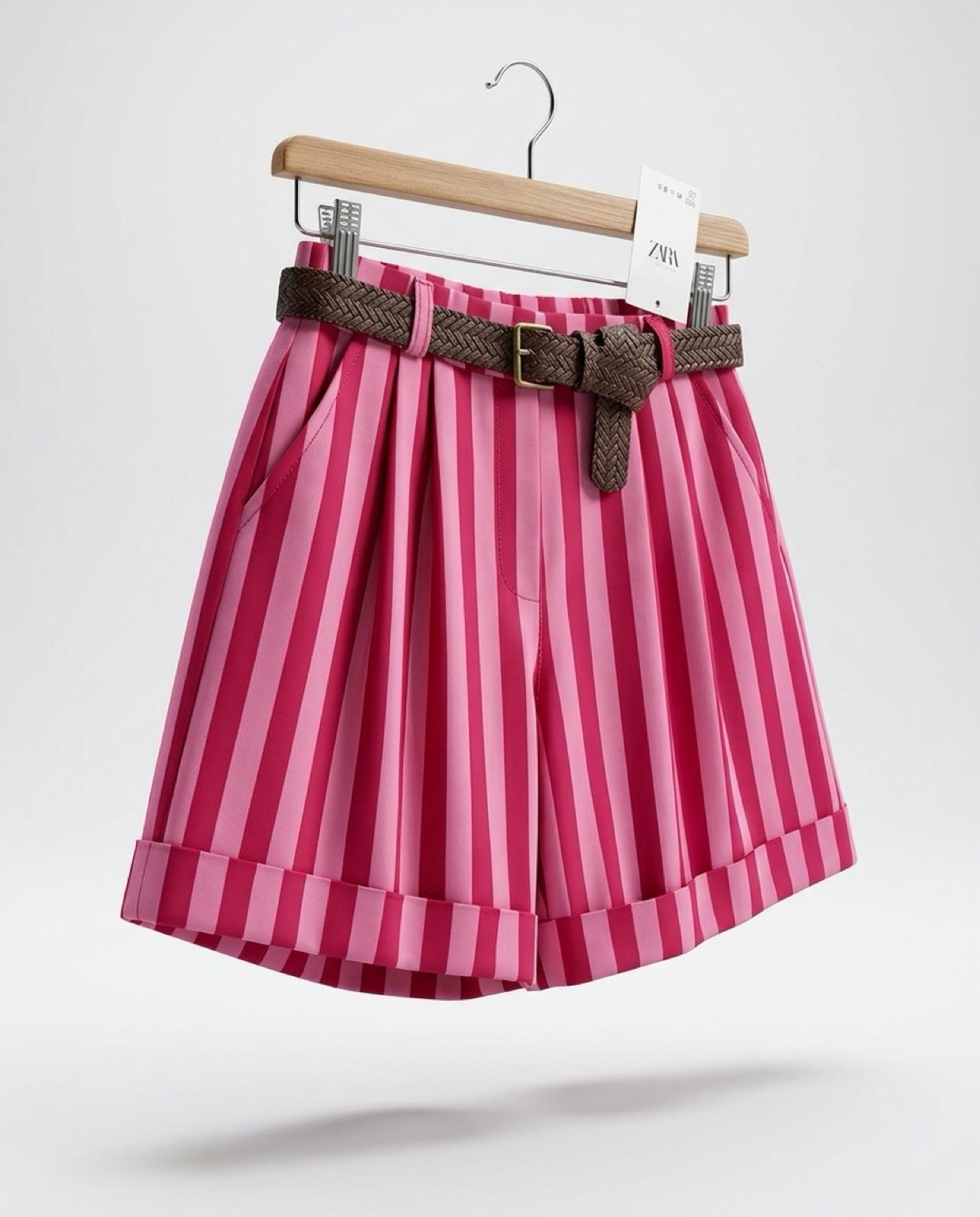 Pantalón Corto de Rayas