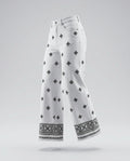 Pantalón blanco estampado